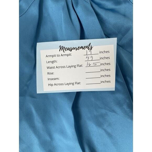 Reformation Blue Antoni Keyhole Silk Satin Midi Dress Size 12 $278 - Picture 6 of 8